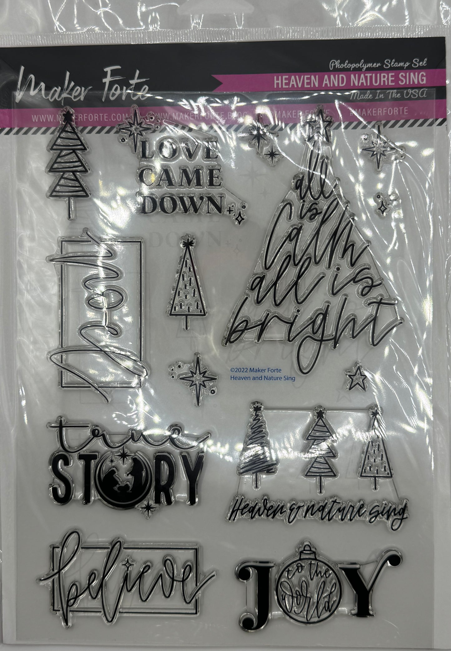 Heaven and Nature Sing Photopolymer Stamp Set 6x8