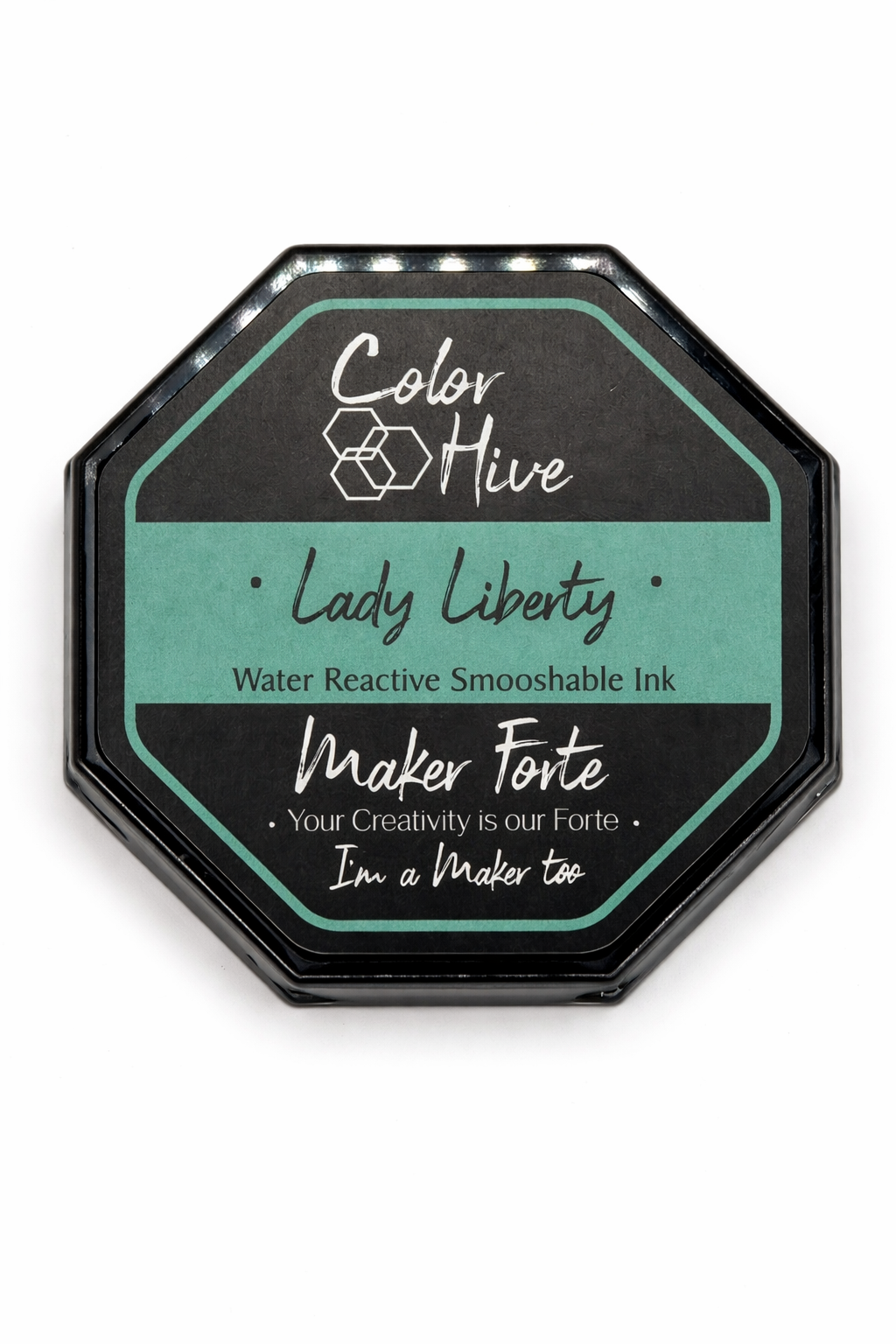 Lady Liberty Ink Pad – Water Reactive Smooshable Ink | Color Hive by Maker Forte