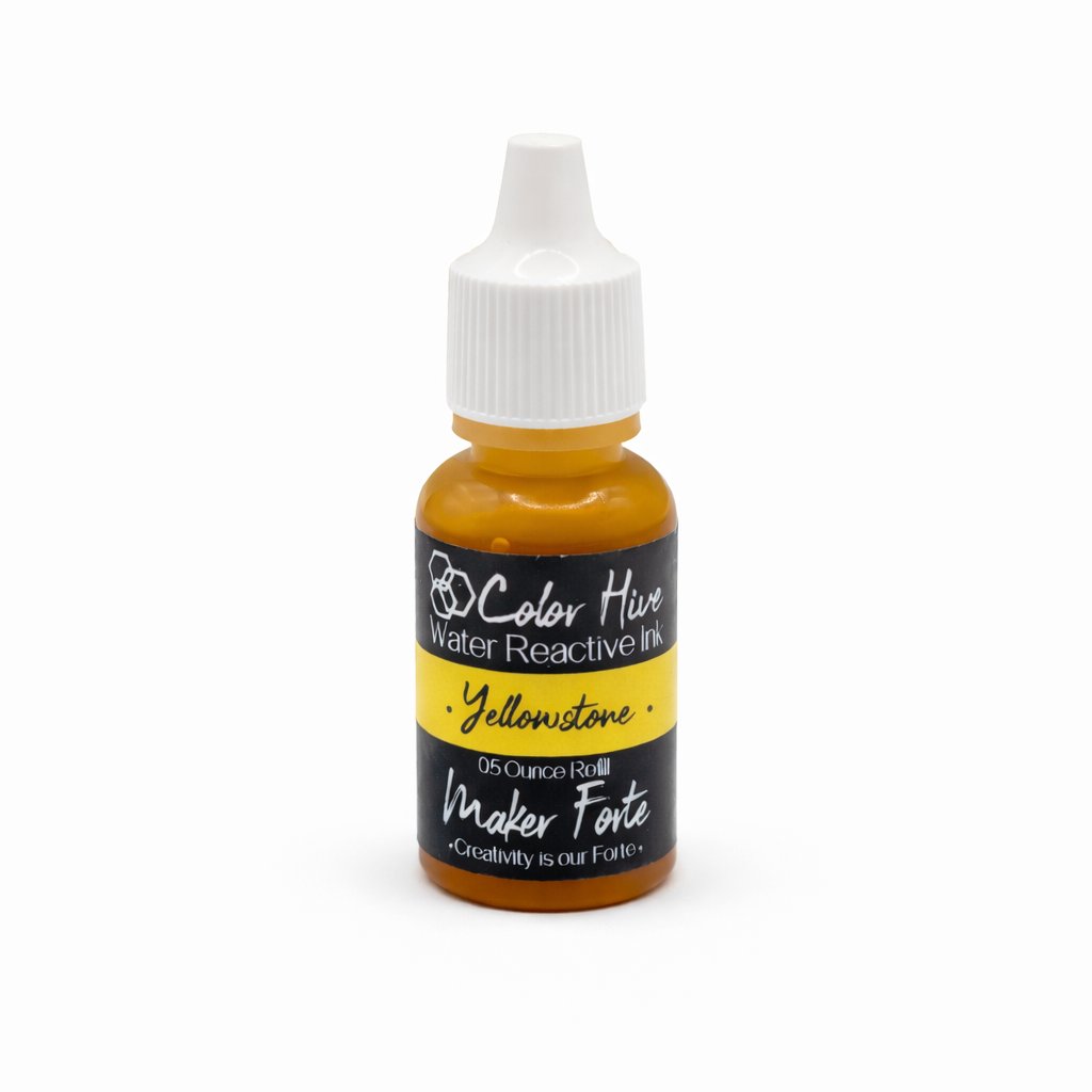 Yellowstone Re-inker – Color Hive Water Reactive Ink Refill by Maker Forte