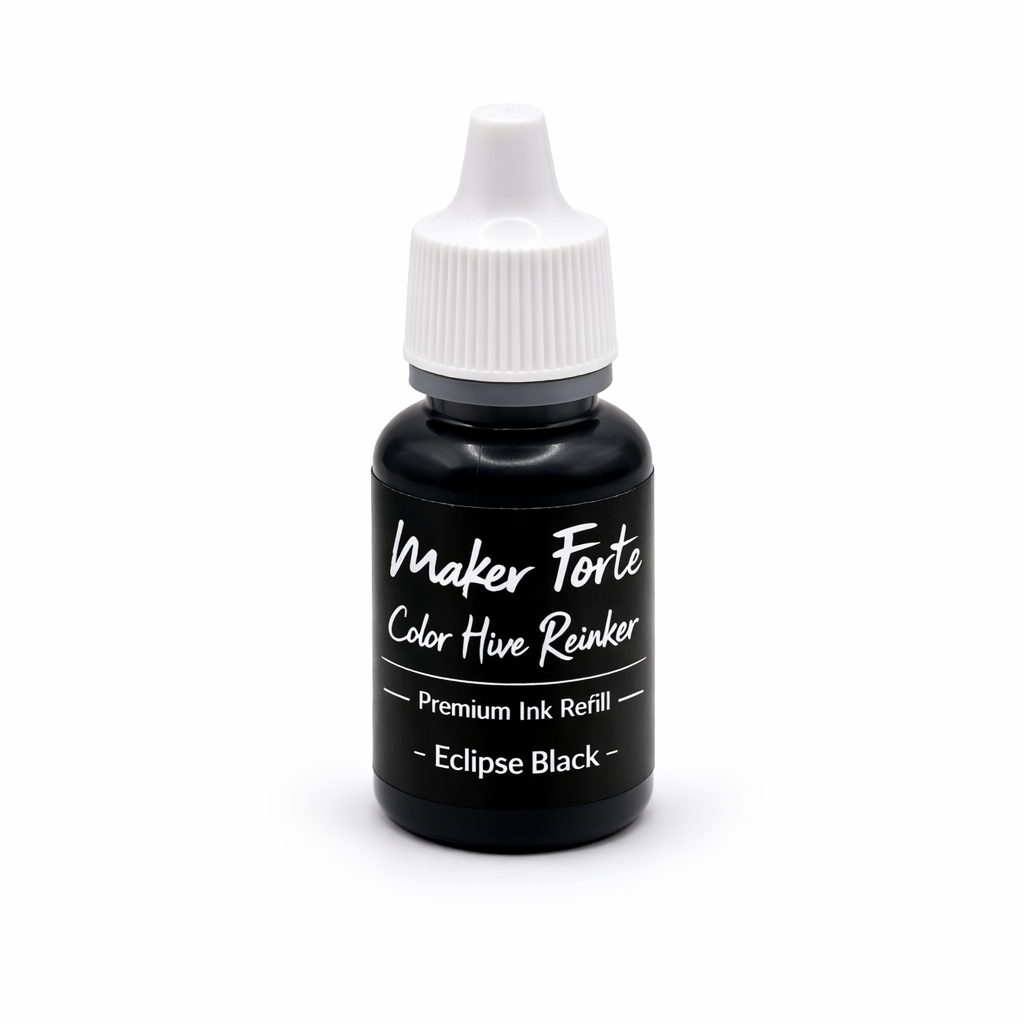Eclipse Black Re-inker – Remarkable Hybrid Ink Refill | Color Hive by Maker Forte