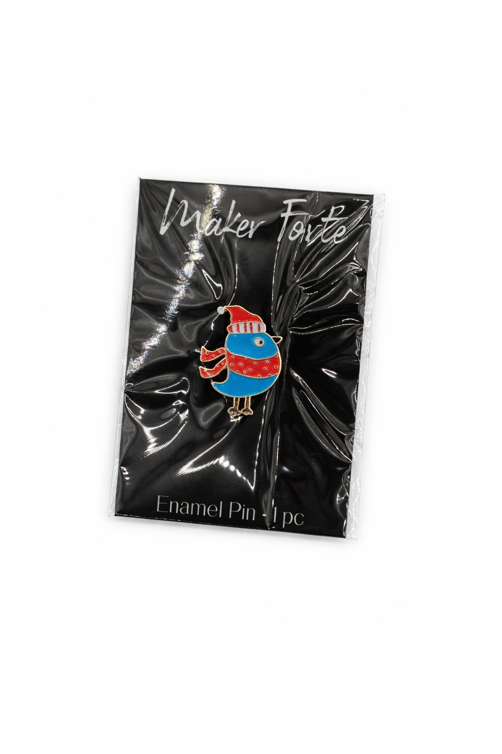 Winter Bird Enamel Pin | Cute Holiday Collectible Lapel Pin – Maker Forte
