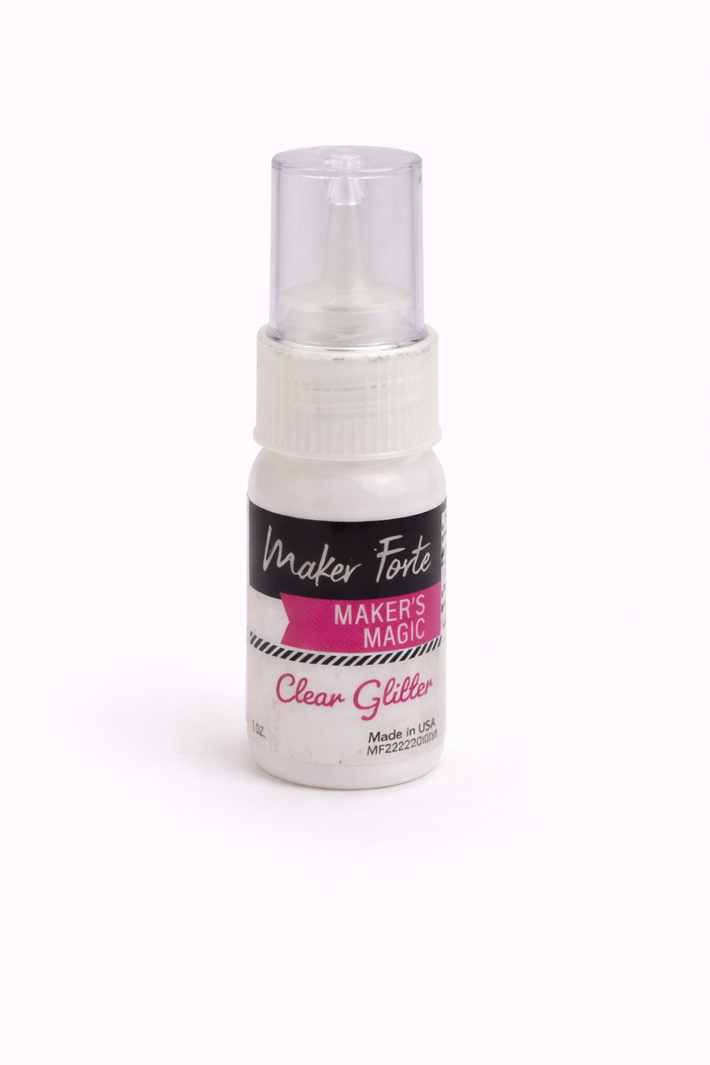 Maker’s Magic Clear Glitter Adhesive & Embellishment – Precision Glitter Glue for Card Making, Die Cuts & Mixed Media