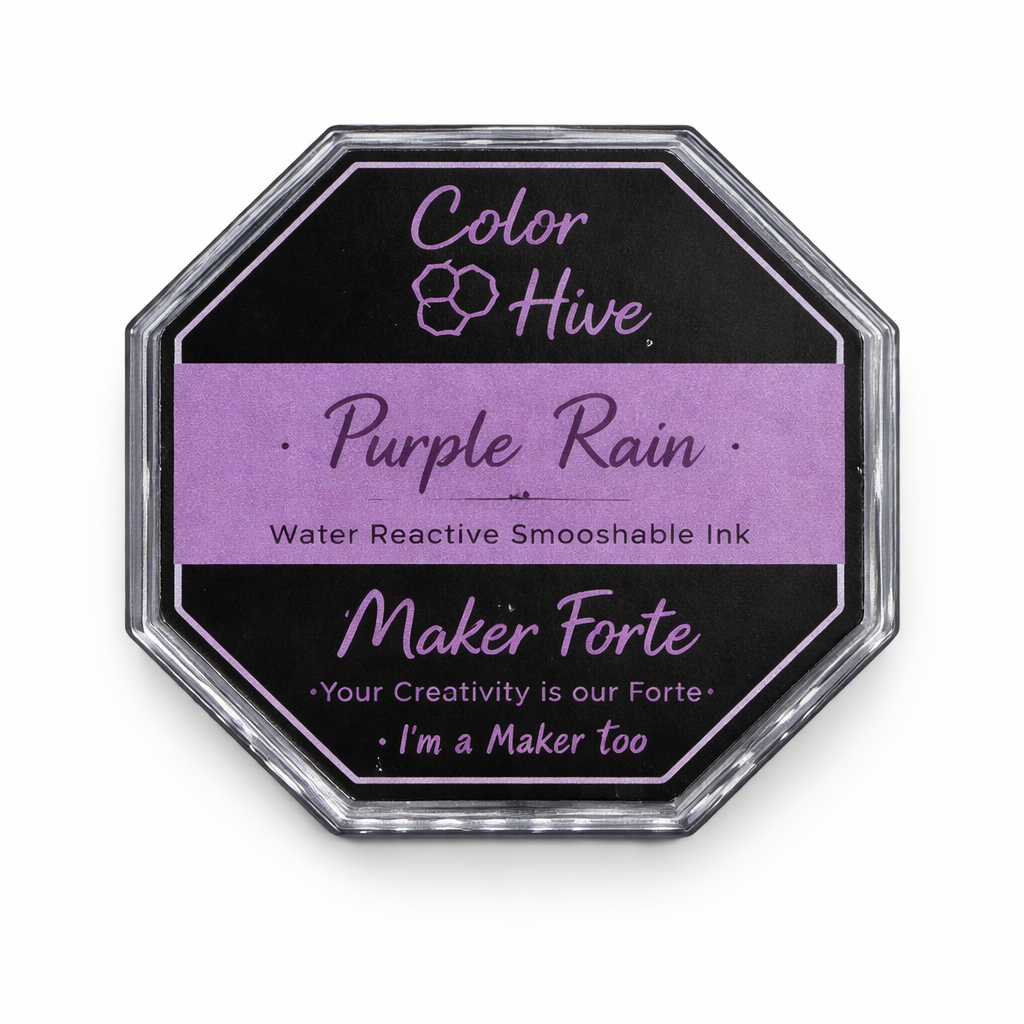 Purple Rain Ink Pad – Rich Violet Water Reactive Ink | Maker Forte