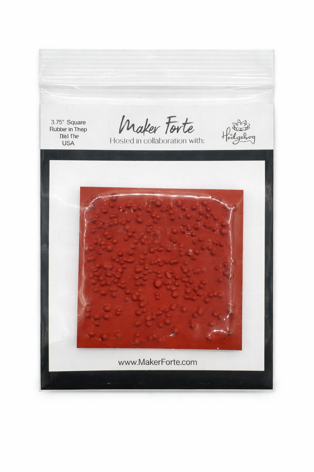 Splatter Style 1 Stamp – 3.75" Square – Made in the USA – Photopolymer Background Stamp