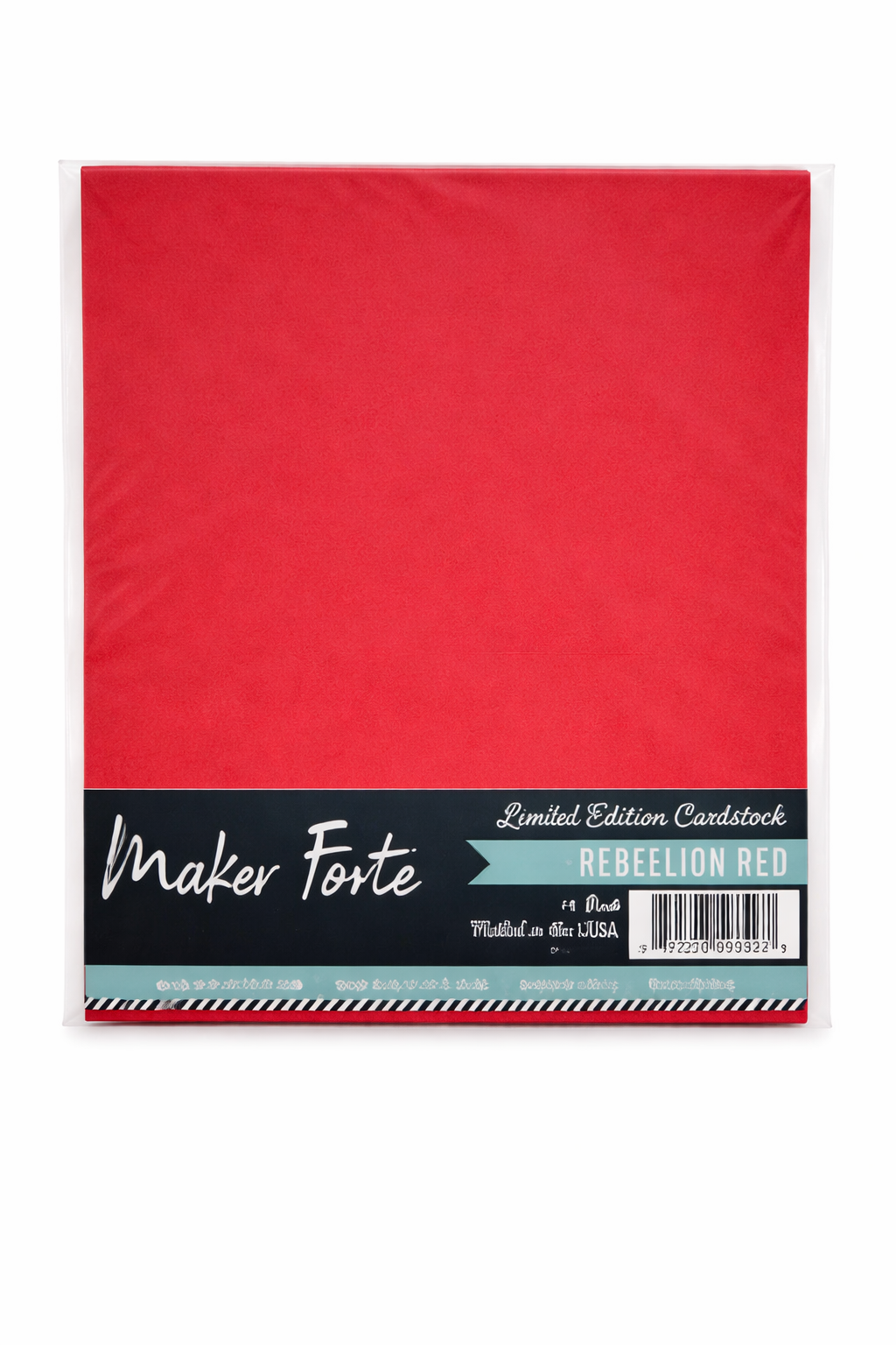 Rebellion Red Cardstock – Limited Edition – 100 lb Heavyweight – 8.5" x 11" – 10 Pack – Made in USA