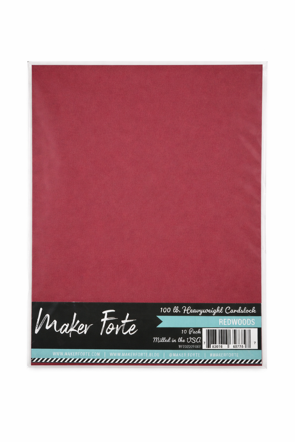 Redwoods Cardstock – 100 lb Heavyweight – 8.5" x 11" – 10 Pack – Made in USA