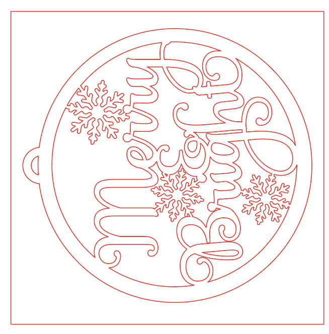 Merry & Bright Ornament – 6x6 Creative Alchemy Mask & Outline Set