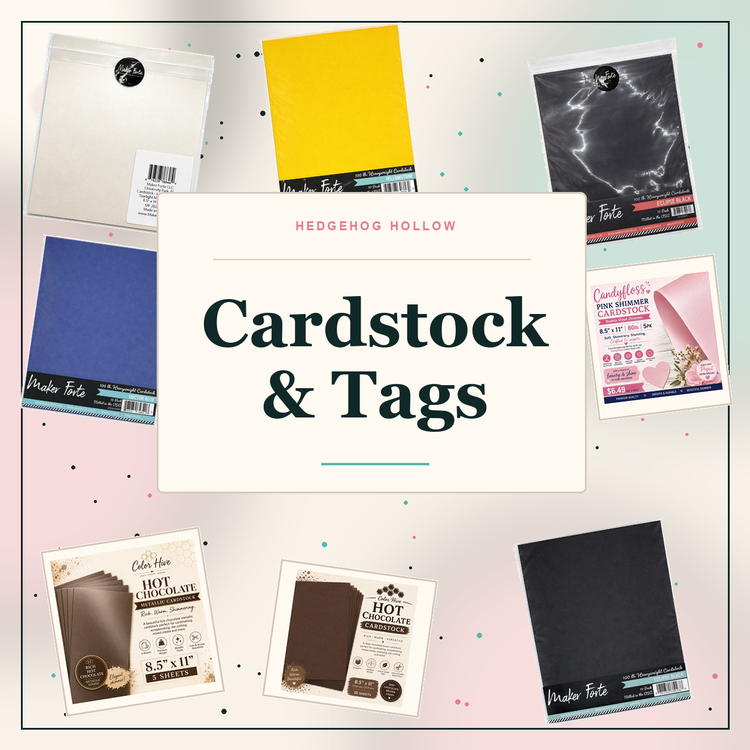 Cardstock & Tags collection cover | Hedgehog Hollow