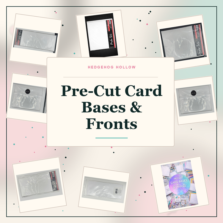 Pre-Cut Card Bases & Fronts collection cover | Hedgehog Hollow