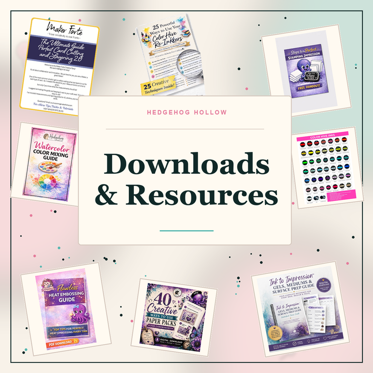 Downloads & Resources collection cover | Hedgehog Hollow