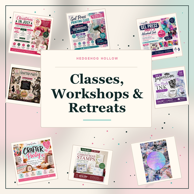 Classes, Workshops & Creative Retreats collection cover | Hedgehog Hollow