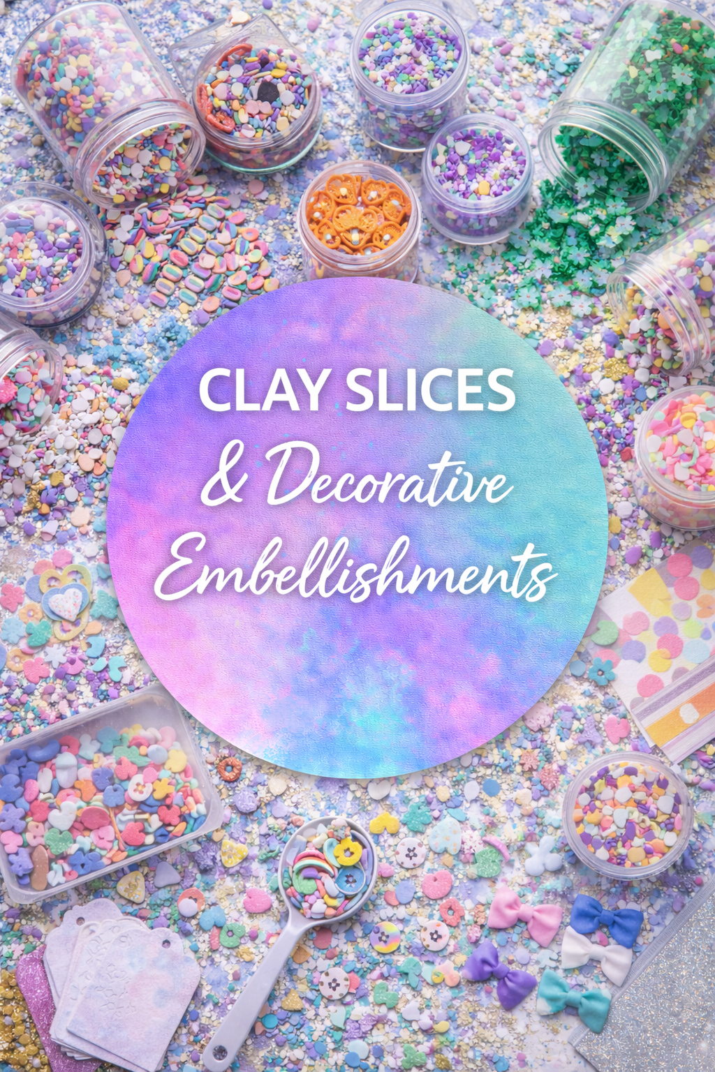 Clay Slices & Decorative Embellishments