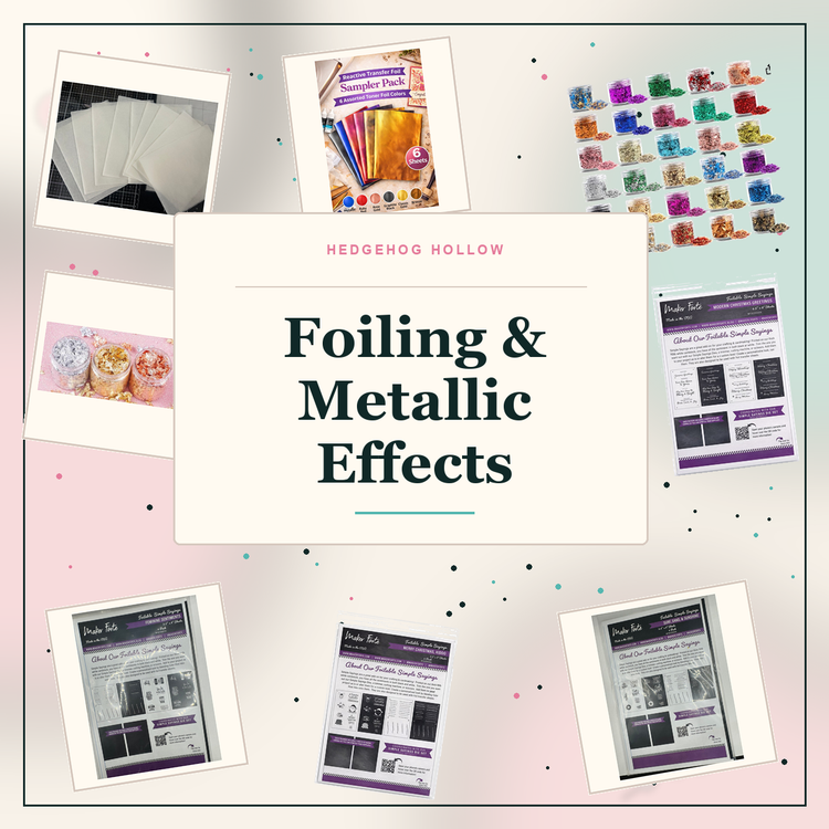 Foiling & Metallic Effects collection cover | Hedgehog Hollow