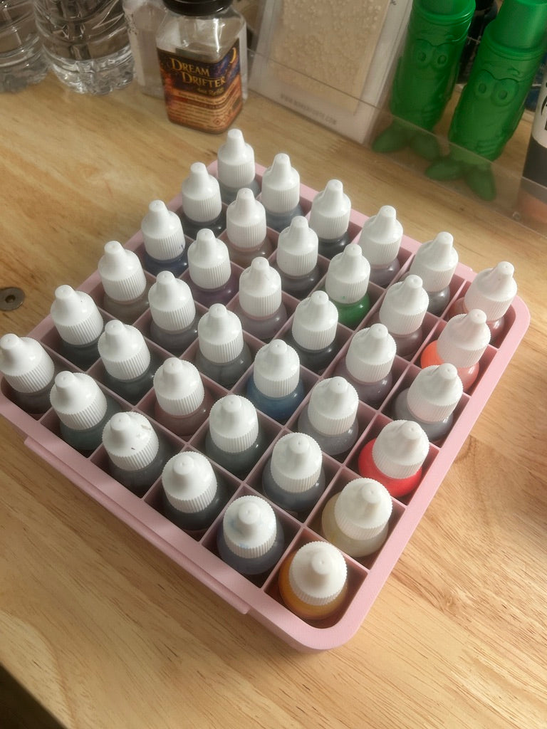 Deep Tray Reinker Storage  36 Slot Portable Ink Organizer