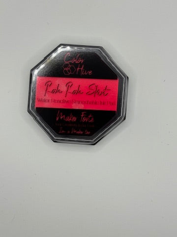 Rah Rah Skirt Ink Pad – Bold Hot Pink Water Reactive Ink | Maker Forte