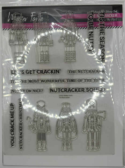 The Nutcracker Photopolymer Stamp Set 6x8 | Nutcracker Soldier Christmas Stamp Set