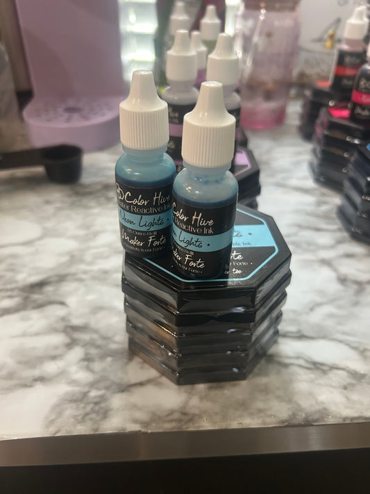 Neon lights ink pad