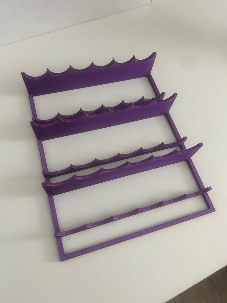 Reinker & Alcohol Ink Storage Rack  18 Slot 3D Printed Ink Organizer