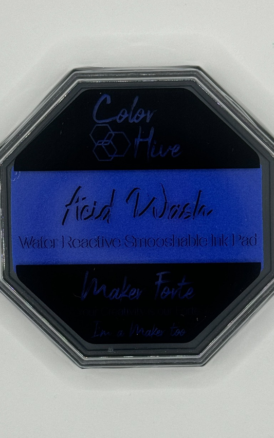 Acid Wash – Color Hive Water Reactive Smooshable Ink Pad by Maker Forte
