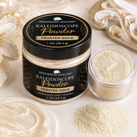 Frosted Gold Kaleidoscope Powder – Soft Pearlescent Gold Effect Powder