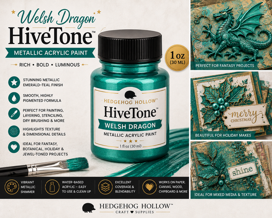 Welsh Dragon HiveTone™ Metallic Acrylic Paint – 1 oz