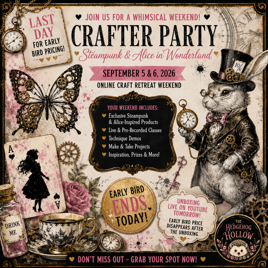 Crafter Party –  September 5 & 6  Online Craft Retreat Weekend