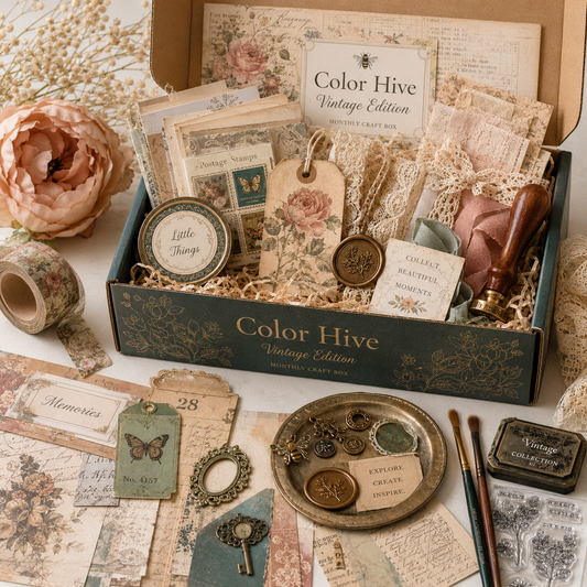 Color Hive Vintage Collection – Mixed Media Craft Box