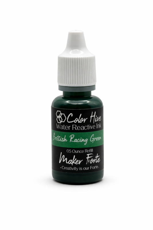 British Racing Green Re-inker – Color Hive Water Reactive Ink Refill