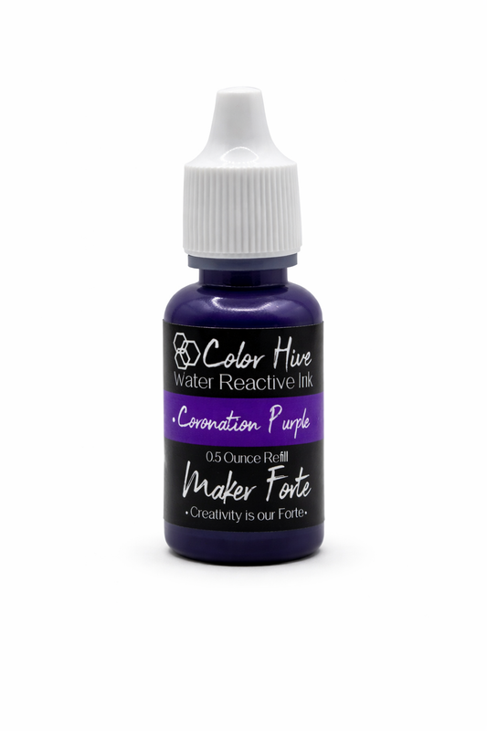 Coronation Purple Re-inker – Color Hive Water Reactive Ink Refill