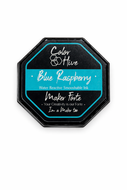 Blue Raspberry – Color Hive Water Reactive Smooshable Ink Pad by Maker Forte