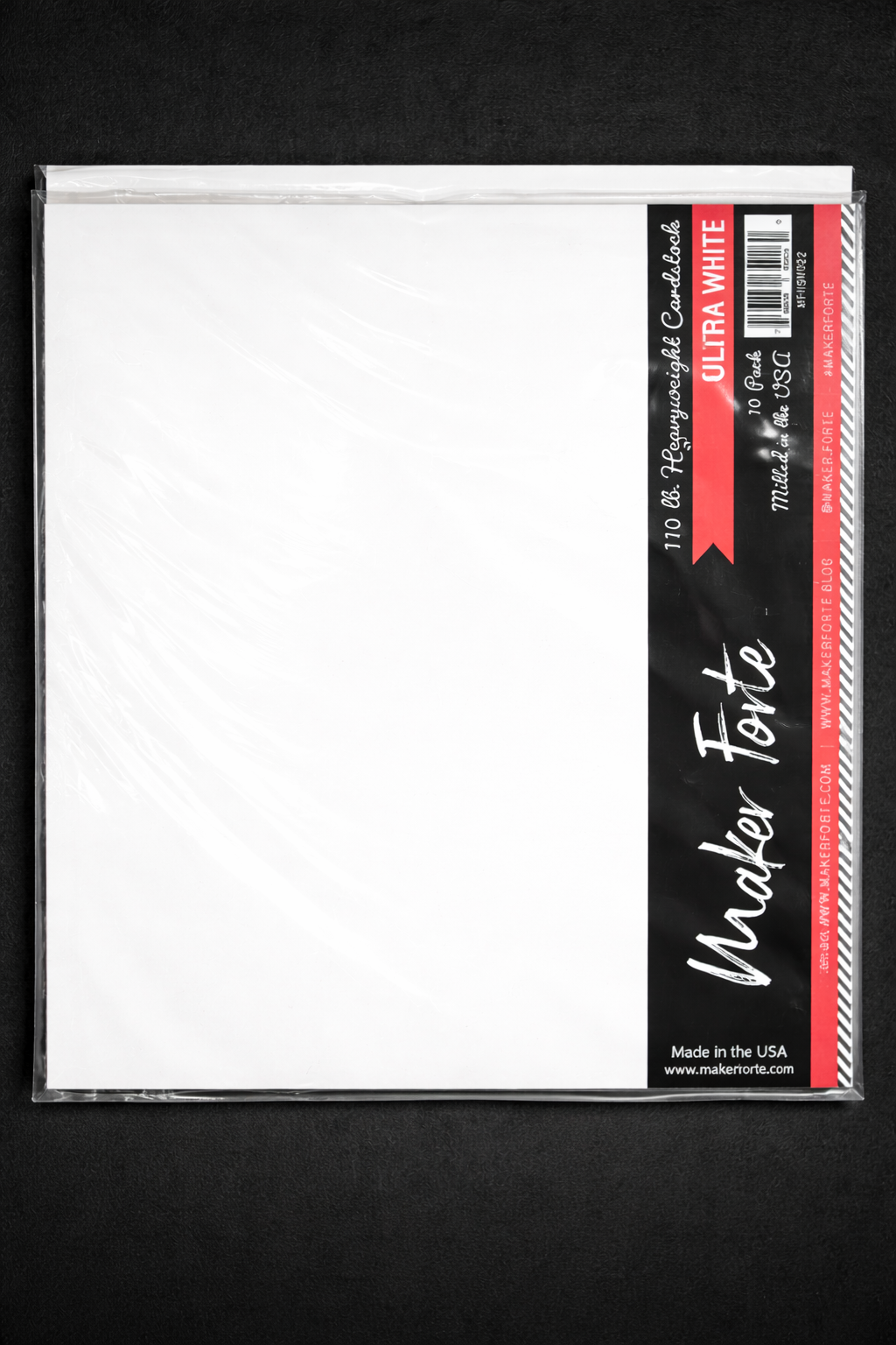 Snow Flurries Ultra White Cardstock 10pc 8.5x11in 110LB