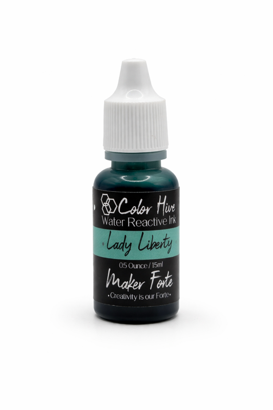 Lady Liberty Re-inker – Color Hive Water Reactive Ink Refill by Maker Forte