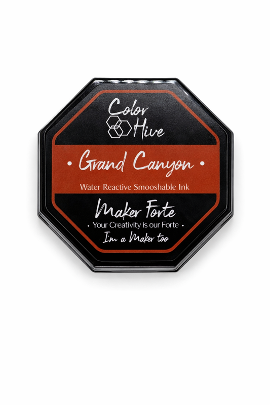 Grand Canyon Ink Pad – Water Reactive Smooshable Ink | Color Hive by Maker Forte