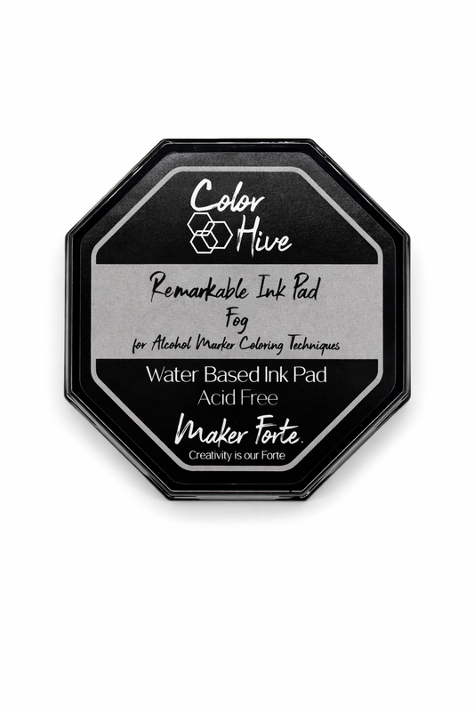 Fog Remarkable Ink Pad – No-Line Coloring Hybrid Ink | Alcohol Marker & Watercolor Friendly