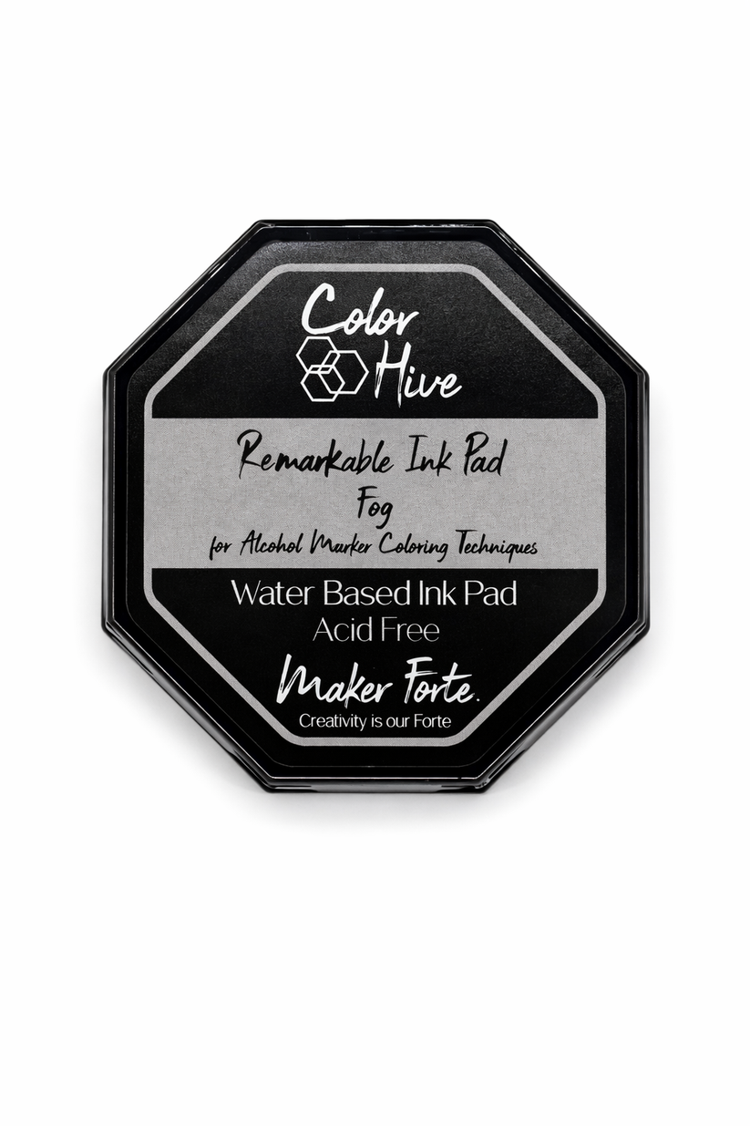 Fog Remarkable Ink Pad – No-Line Coloring Hybrid Ink | Alcohol Marker ...