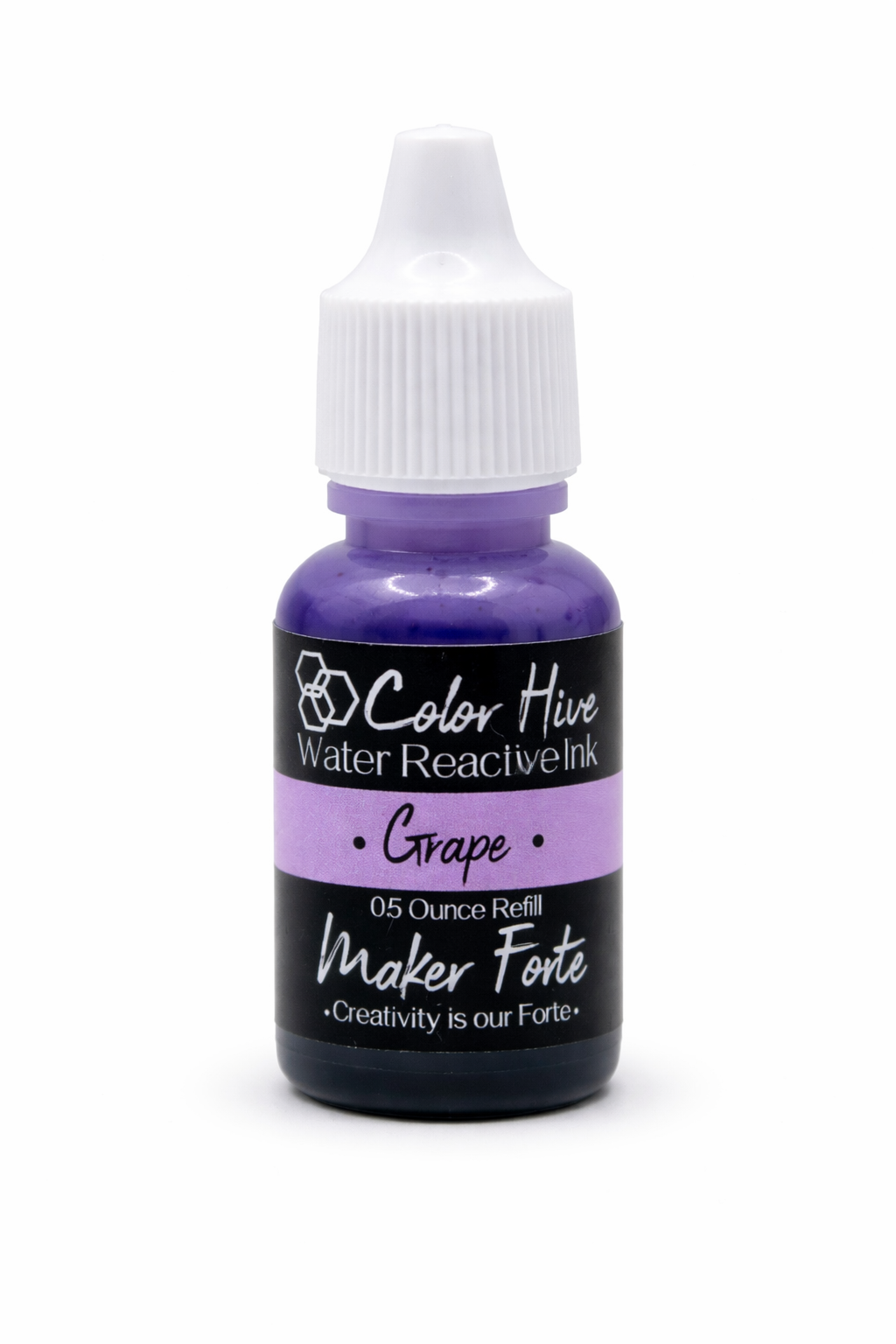 Grape Re-inker – Color Hive Water Reactive Ink Refill by Maker Forte