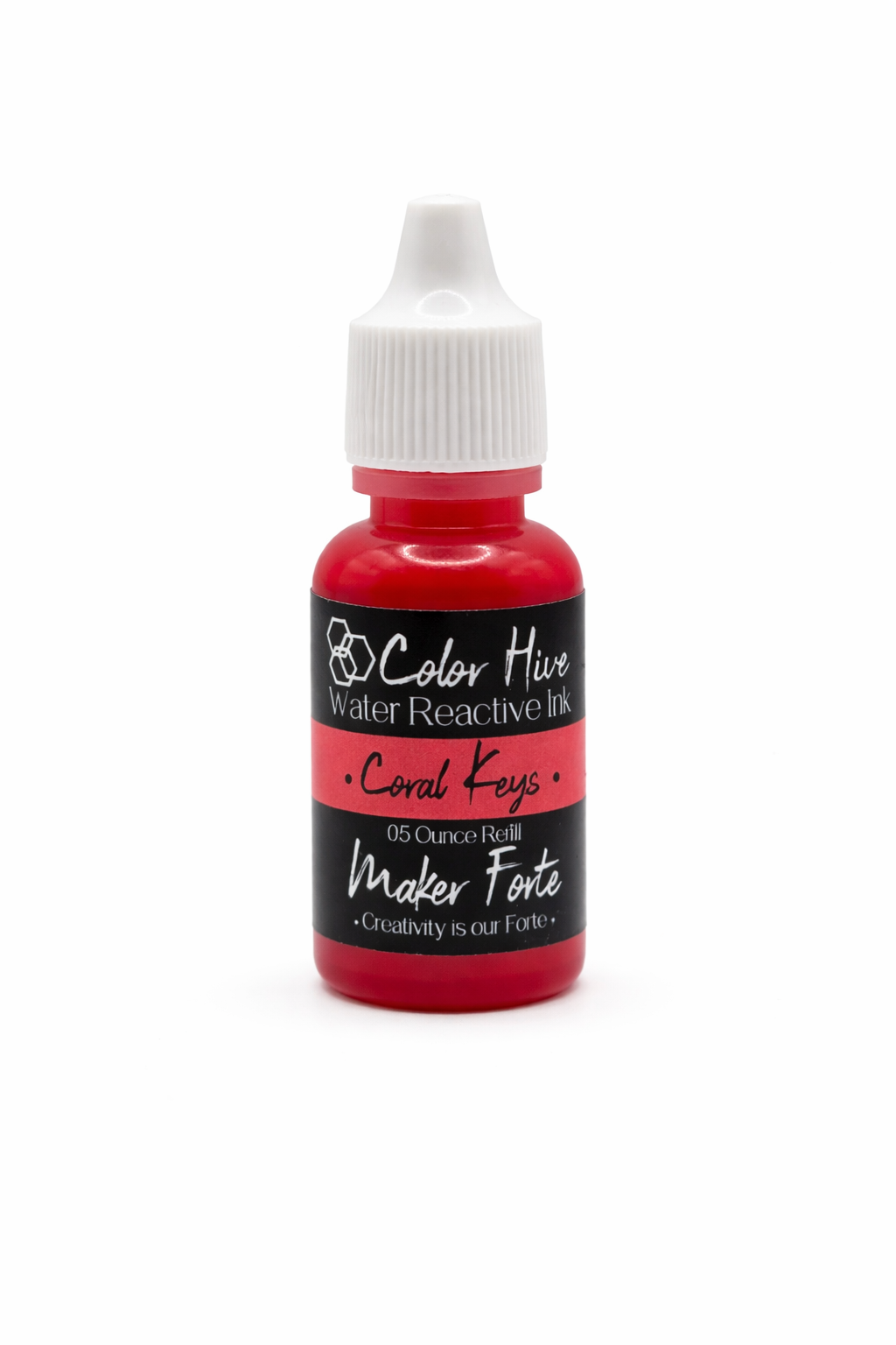Coral Keys Re-inker – Color Hive Water Reactive Ink Refill by Maker Forte