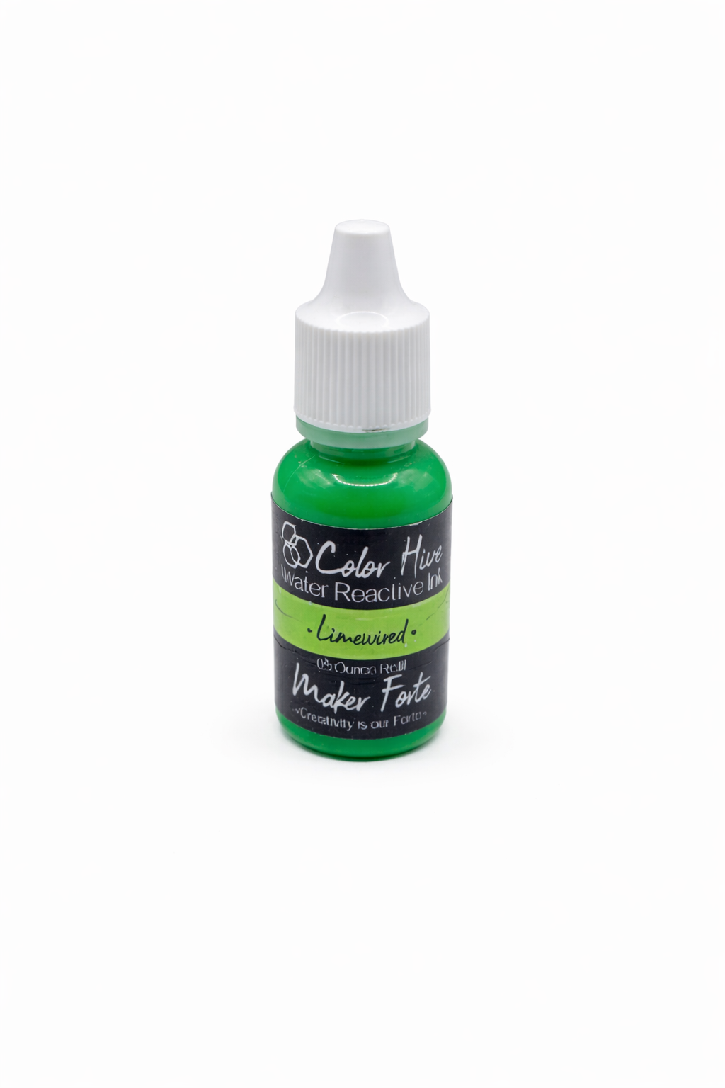 Limewired Neon Re-Inker – Opaque Electric Lime Water Reactive Ink Refill | Maker Forte