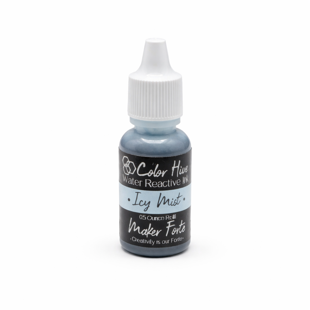 Icy Mist Re-Inker – Cool Frosted Blue Water Reactive Ink Refill | Make ...