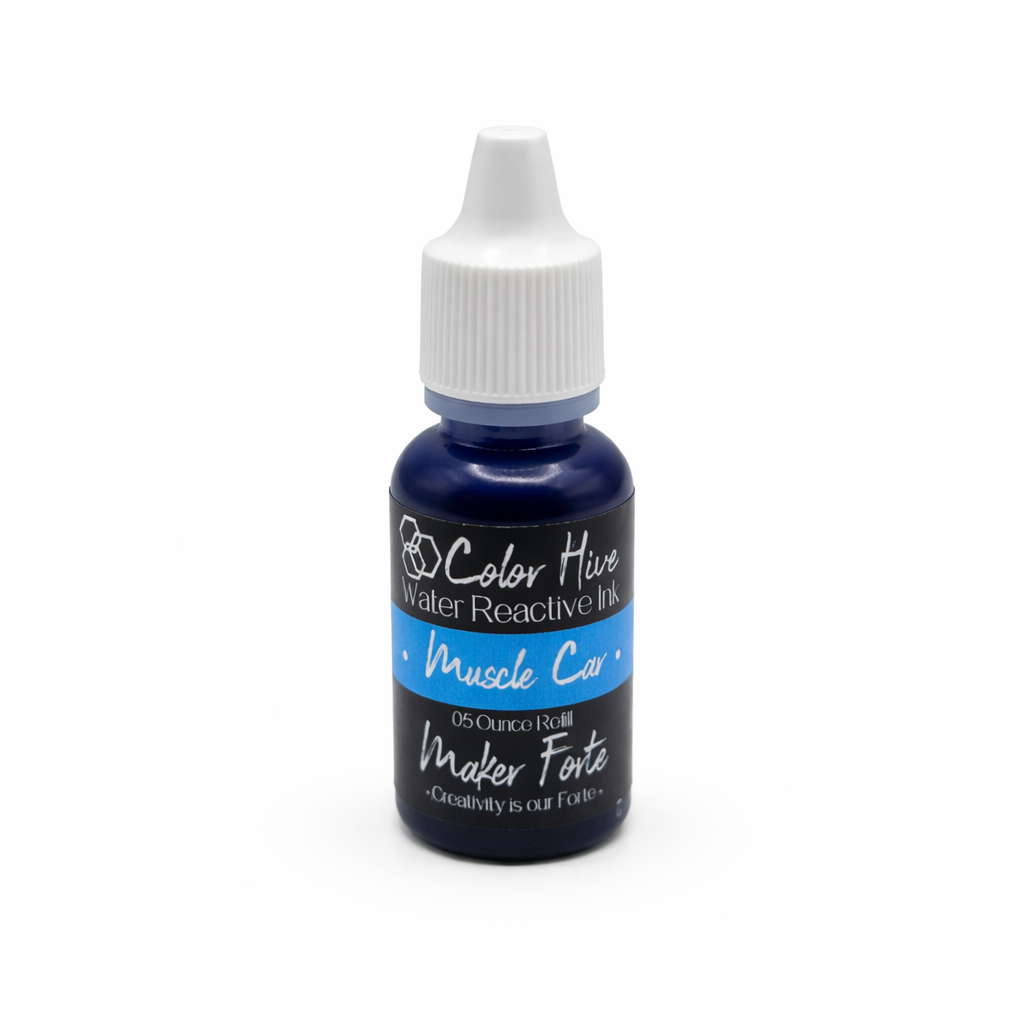 Muscle Car Re-inker – Color Hive Water Reactive Ink Refill by Maker Forte
