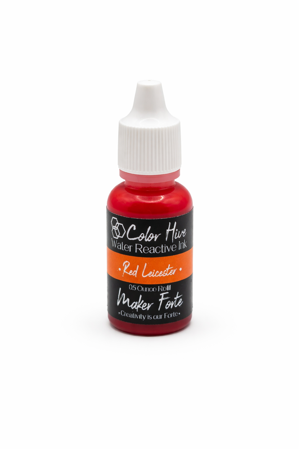 Red Leicester Re-inker – Color Hive Water Reactive Ink Refill by Maker Forte