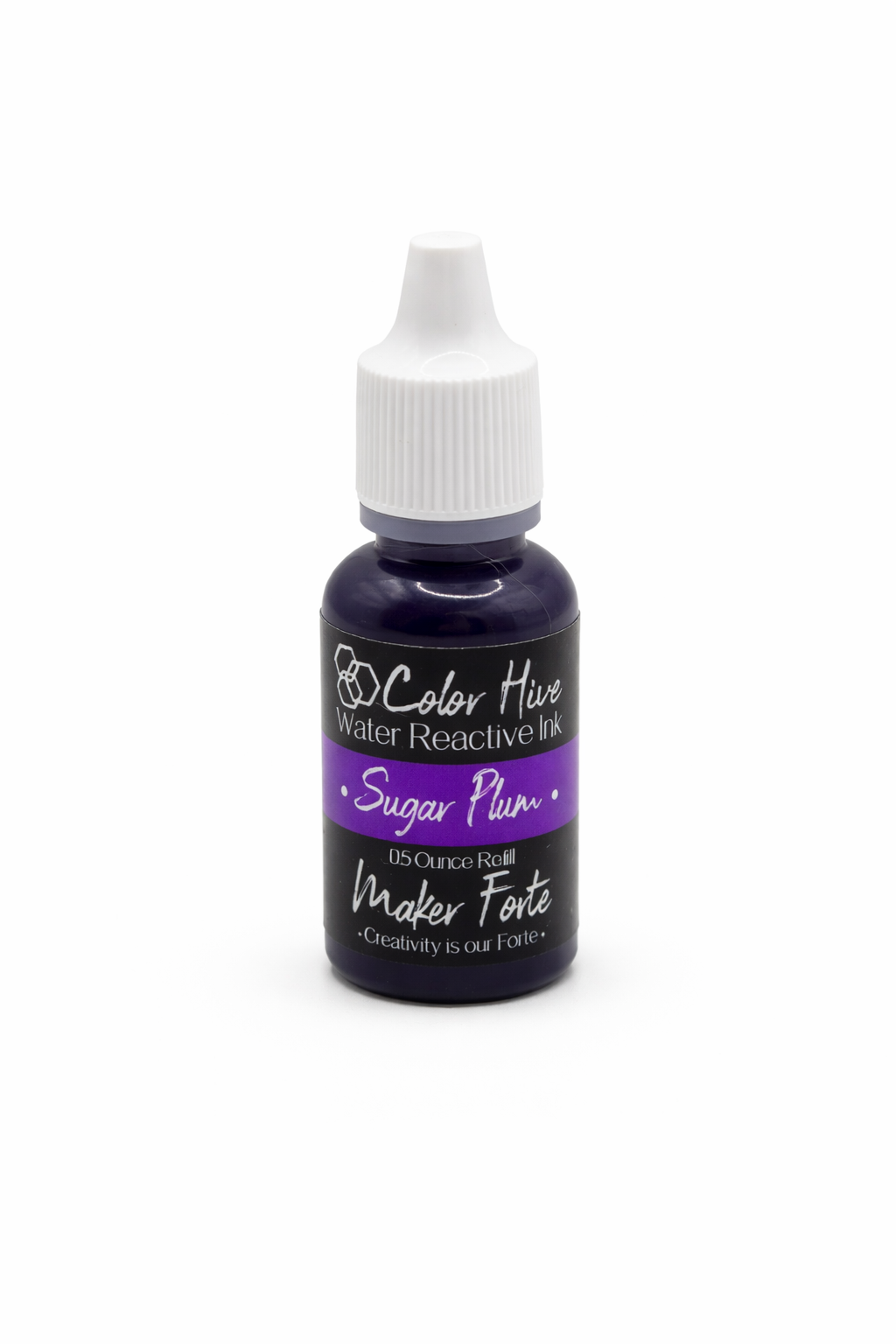 Sugar Plum Re-inker – Color Hive Water Reactive Ink Refill by Maker Forte