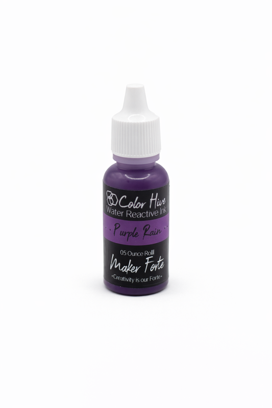 Purple Rain Re-inker – Color Hive Water Reactive Ink Refill by Maker Forte
