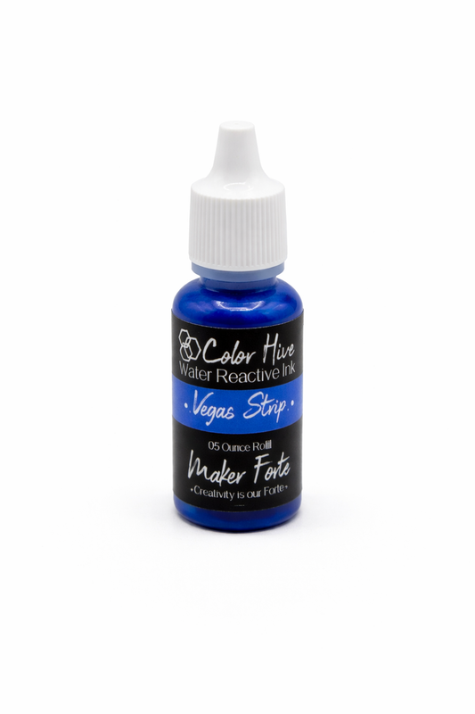 Vegas Strip Re-inker – Color Hive Water Reactive Ink Refill by Maker Forte