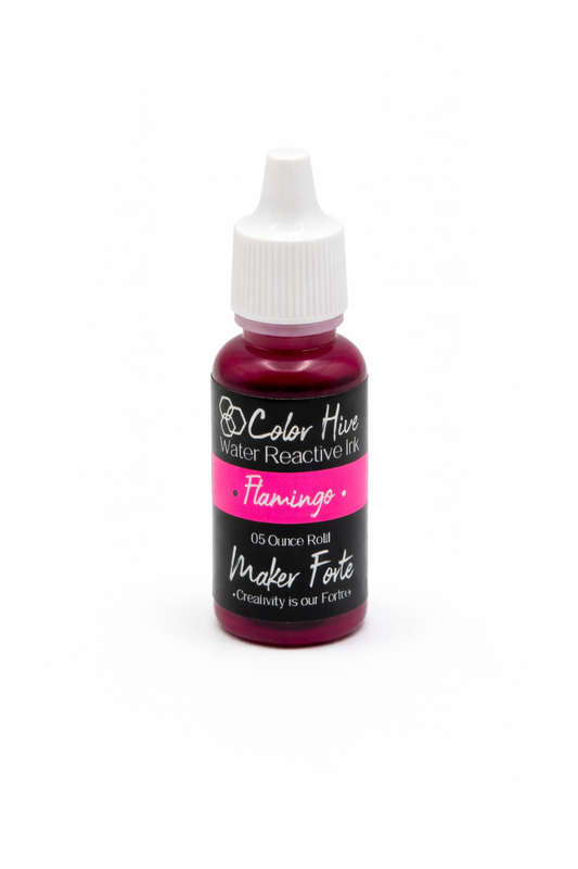 Flamingo Re-inker – Color Hive Water Reactive Ink Refill by Maker Forte