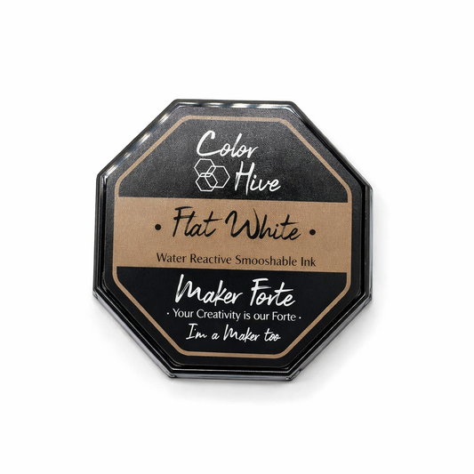 Flat White Ink Pad – Color Hive Water Reactive Smooshable Ink
