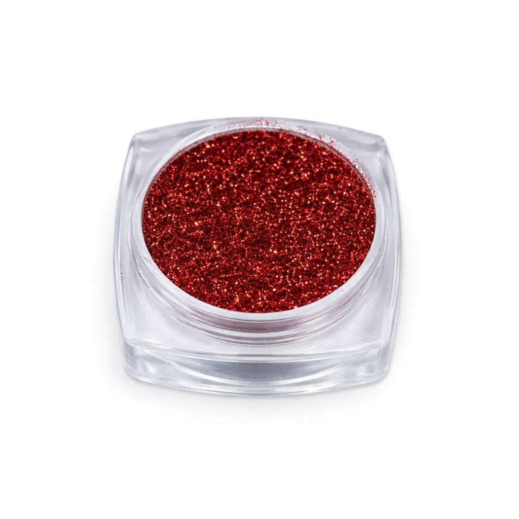 Telephone Box Glitter – Classic Bold Red Fine Craft Glitter | High-Shine Sparkle