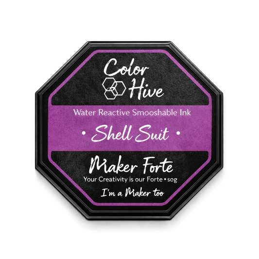 Shell Suit Ink Pad – Vibrant Magenta Water Reactive Ink | Maker Forte