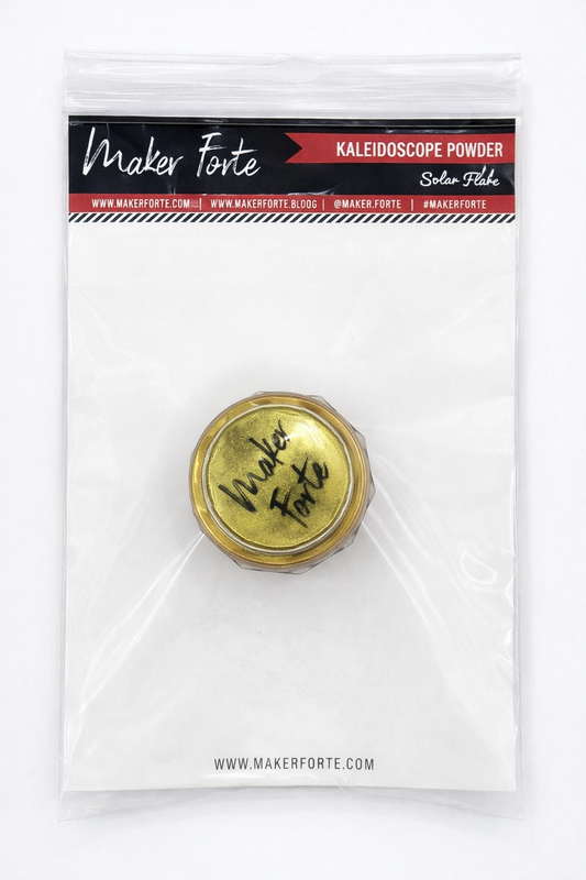 Solar Flare Kaleidoscope Powder – Premium Mica Pigment – Metallic Gold Shimmer