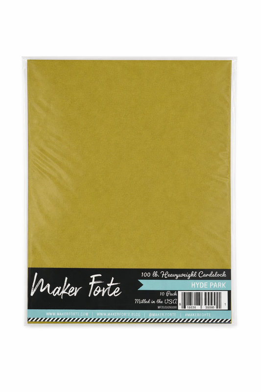 Hyde Park Cardstock – 100 lb Heavyweight – 8.5" x 11" – 10 Pack – Made in USA